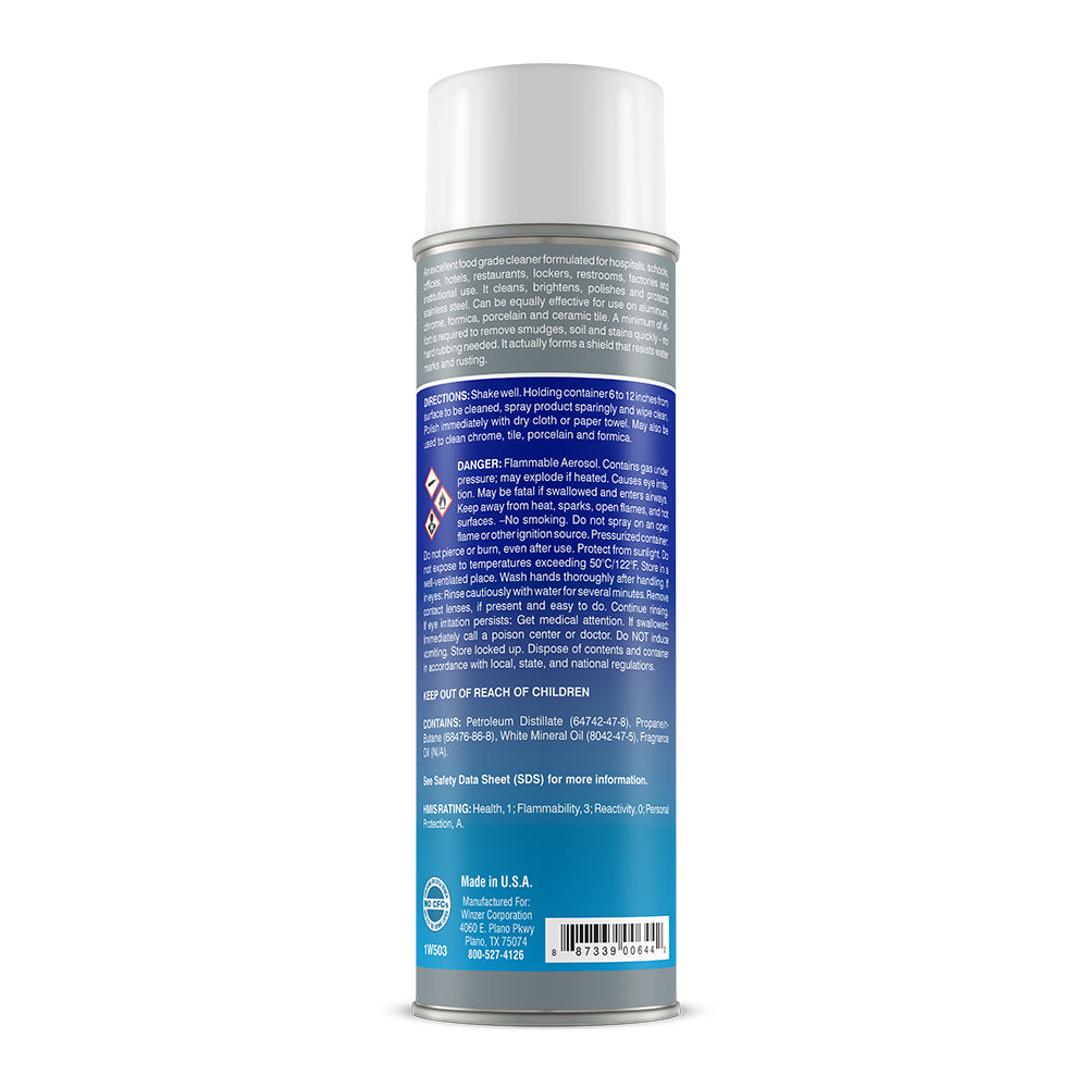 FastServ  Spectacle Stainless Steel Cleaner - 14.5 Oz Net Wt. Aerosol