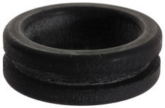 25 mm Id x 36 mm Od x 11 mm Black Epdm Double-Sided Cable Grommet