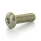 M4 x 0.7 x 12 mm Coarse Plain 18-8 (A2) Stainless Steel Iso 7380-1 Button Head Socket Cap Screw