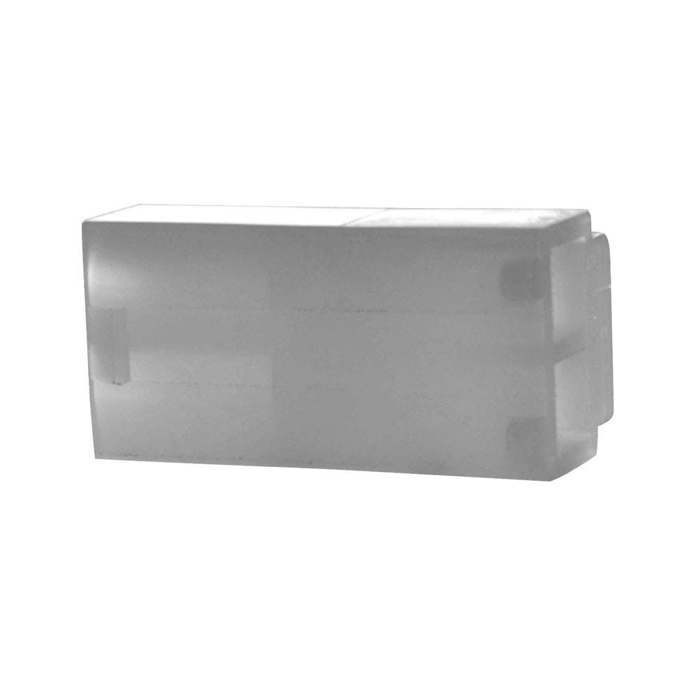 0.093 Inch Natural Nylon 2 Cavity Plug
