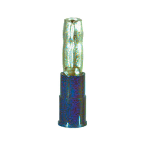 16-14 Gauge Male Bullet Connector .157 Pvc Insulated Blue