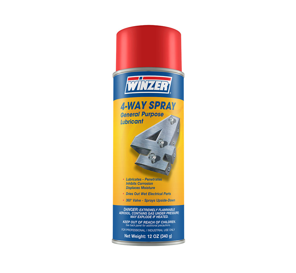 Winzer Four-Way Spray General Purpose Lubricant- 12 Oz Net Wt. - Aerosol