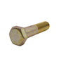 1-8 x 4 Inch Coarse Grade 8 Yellow Zinc Steel Hex Head Cap Screw USA