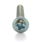 1/4-20 x 5/8 Inch Coarse Zinc Plated Steel #3 Phillips Drive Round Head Machine Screw - Clearance