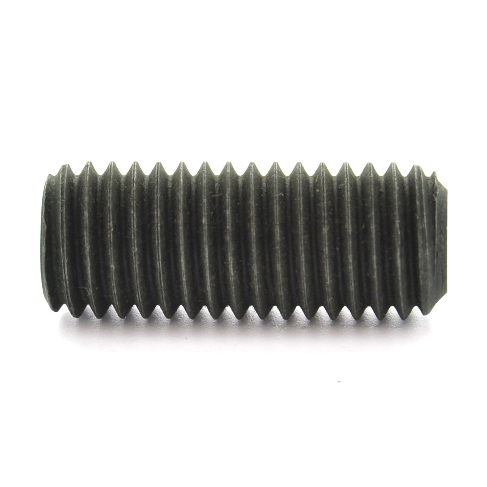 M12 x 1.75 x 60 mm Coarse Black Oxide Alloy Steel Din 916 Cup Point Socket Head Set Screw