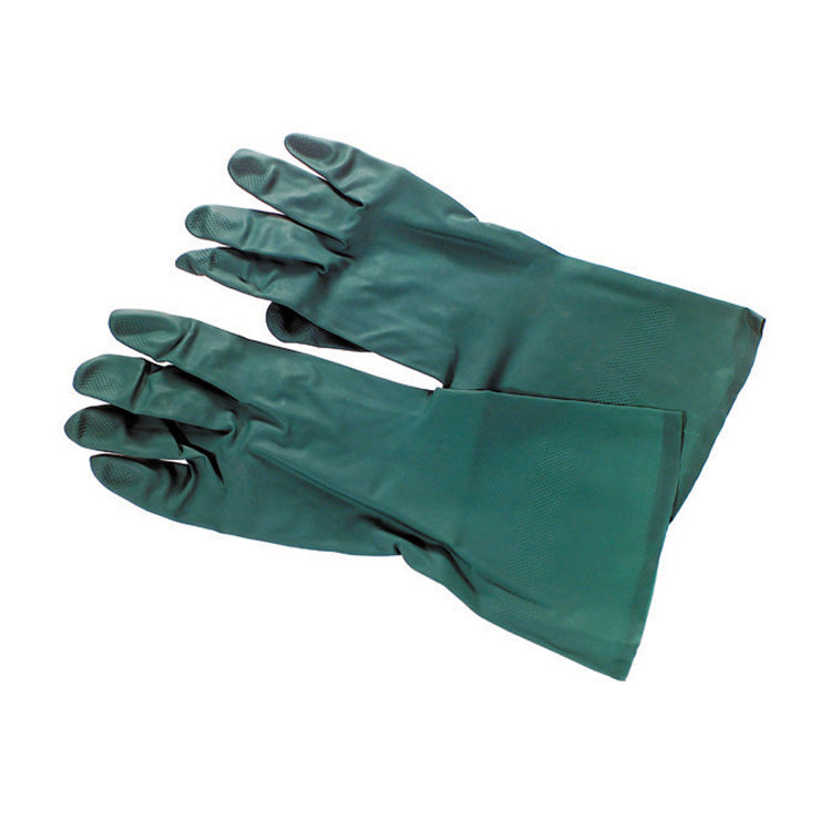 GREEN NITRILE GLOVE PR LRG.