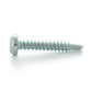 #10-16 x 1 Inch Zinc Plated Steel #3 Point Pan Head Self-Drilling Tek Screw