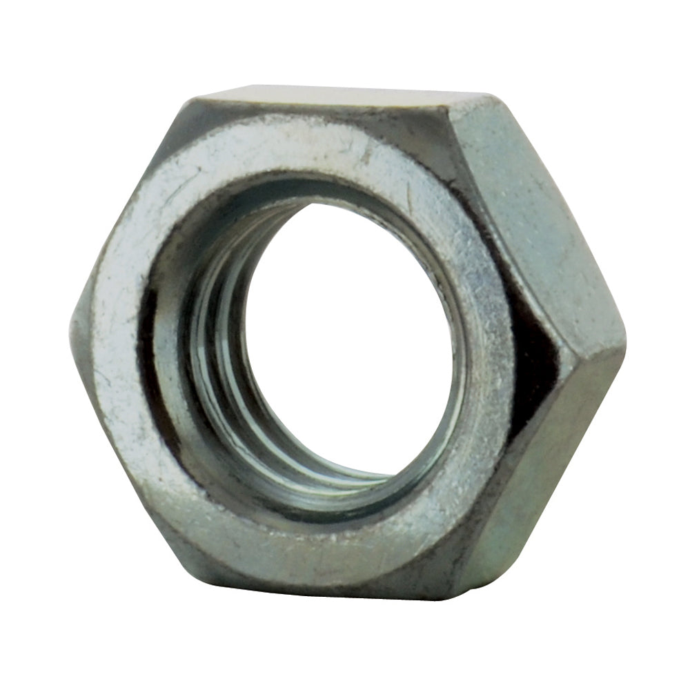 9/16-12 Coarse Zinc Low Carbon Steel Finished Hex Jam Nut