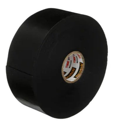 1-1/2 Inch X 30 Ft Black Self-Fusing Ethylene Propylene Rubber Scotch® Linerless Rubber Splicing Tape