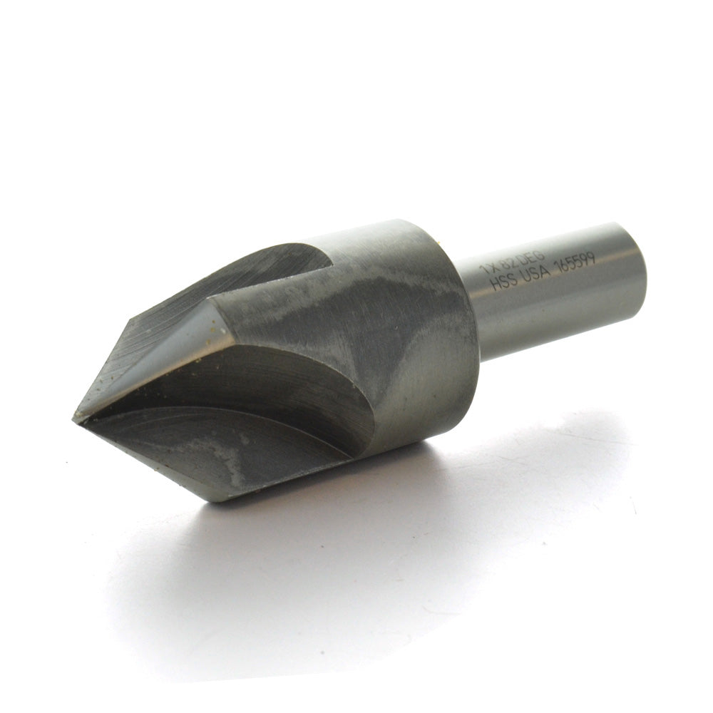 5/8 Inch 3 Flute Black Oxide High Speed Steel T401 Fractional Size Center Reamer/Countersink