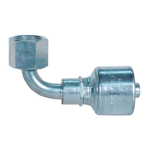 Mega Flat Face O-Ring (FFOR) Female Swivel 90S 5/8X3/4 - Clearance