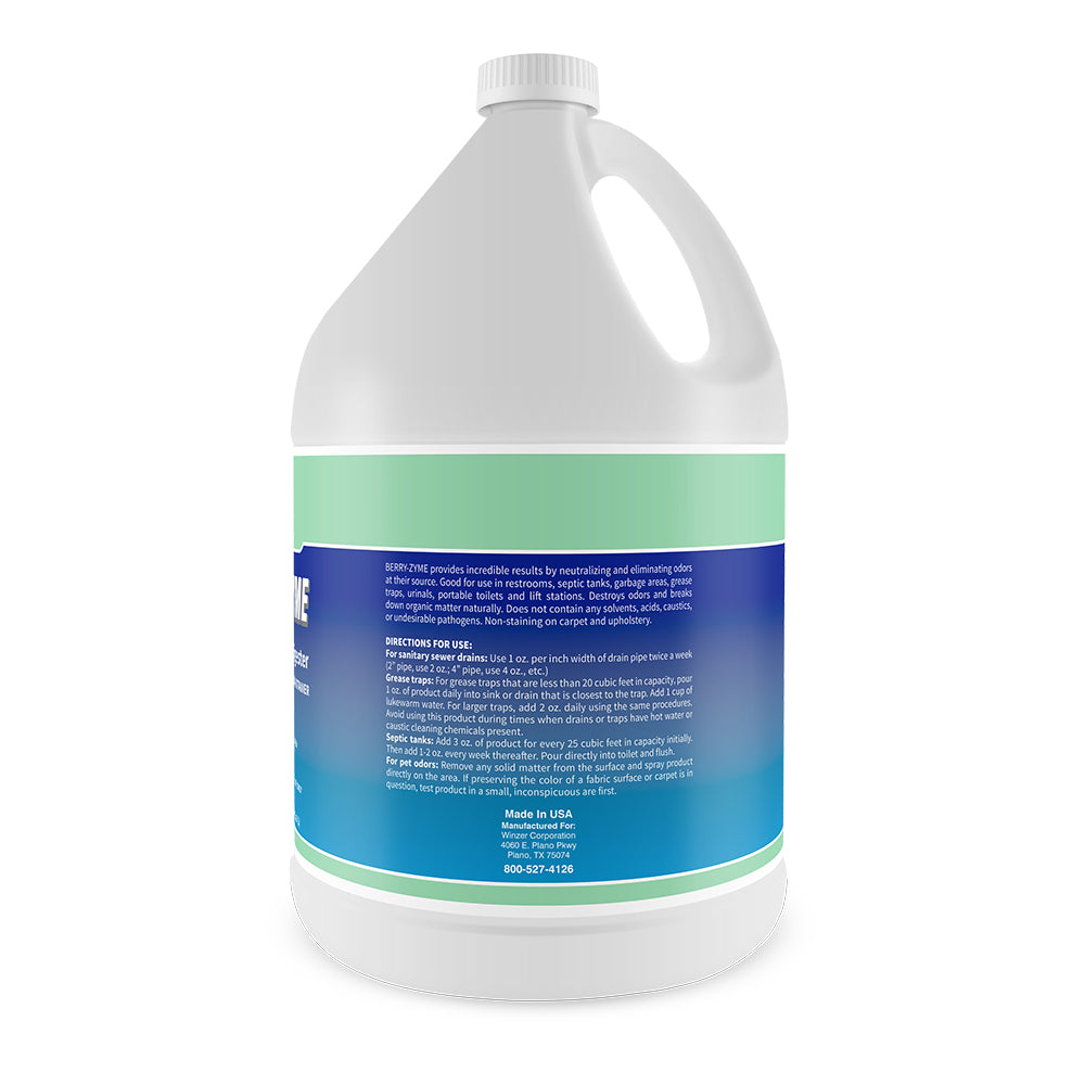 FastServ  Berry-Zyme Liquid Bacteria Deodorizer & Drain Maintainer - 1 Gallon