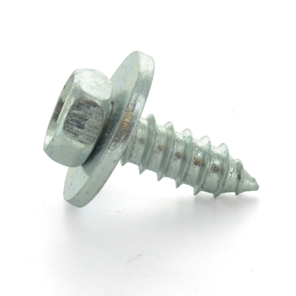 M8 x 19Mm Sheet Metal Screw Hex Washer Head Steel Zinc Plated