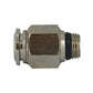 5/16 Inch (M8) Tube x 1/8 Inch Pipe Straight Male Connector - Universal Thread