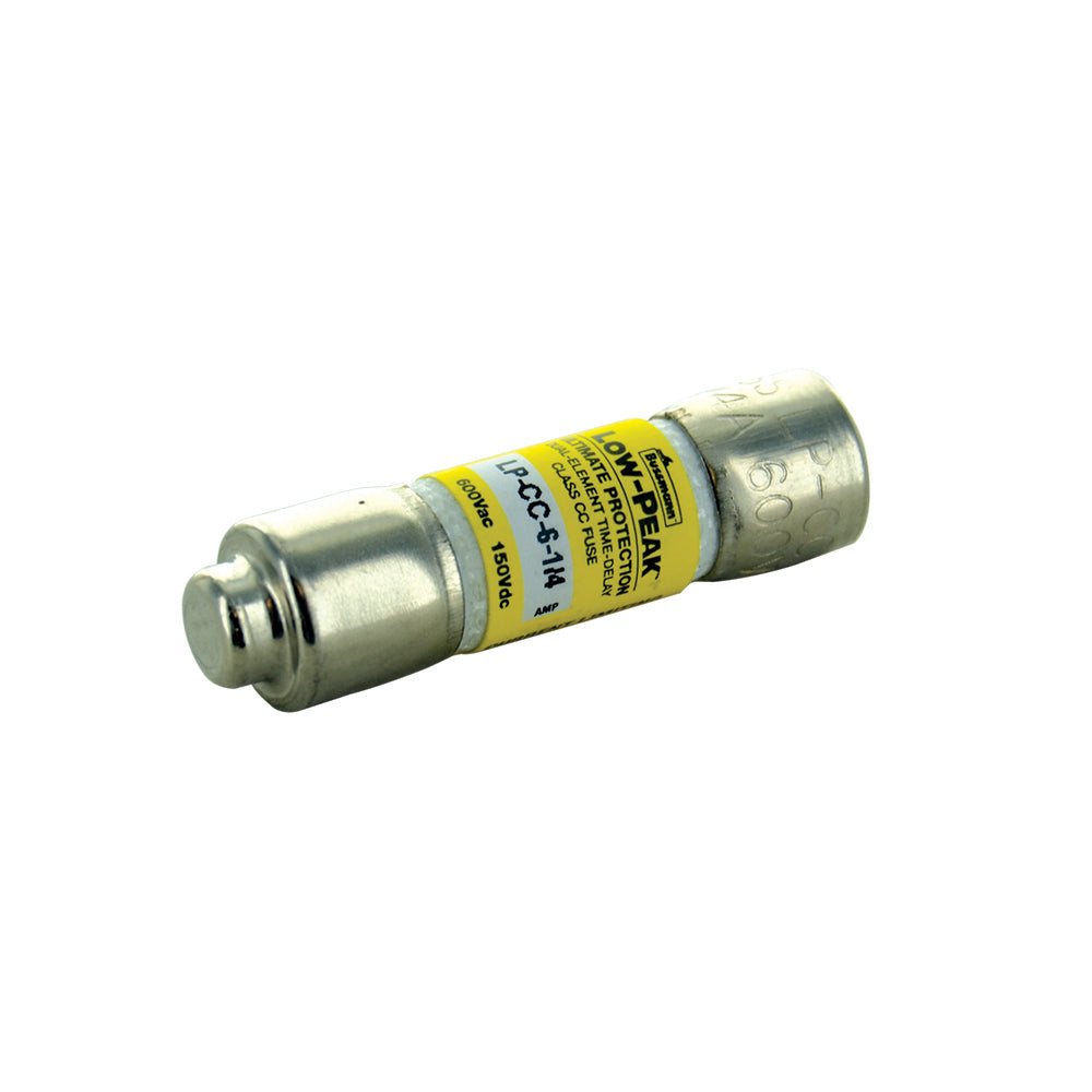 6-1/4 Amp LP-CC Type 13/32 Inch X 1-1/2 Inch 600 Vac Low Peak Time Delay Class Cc Industrial Fuse