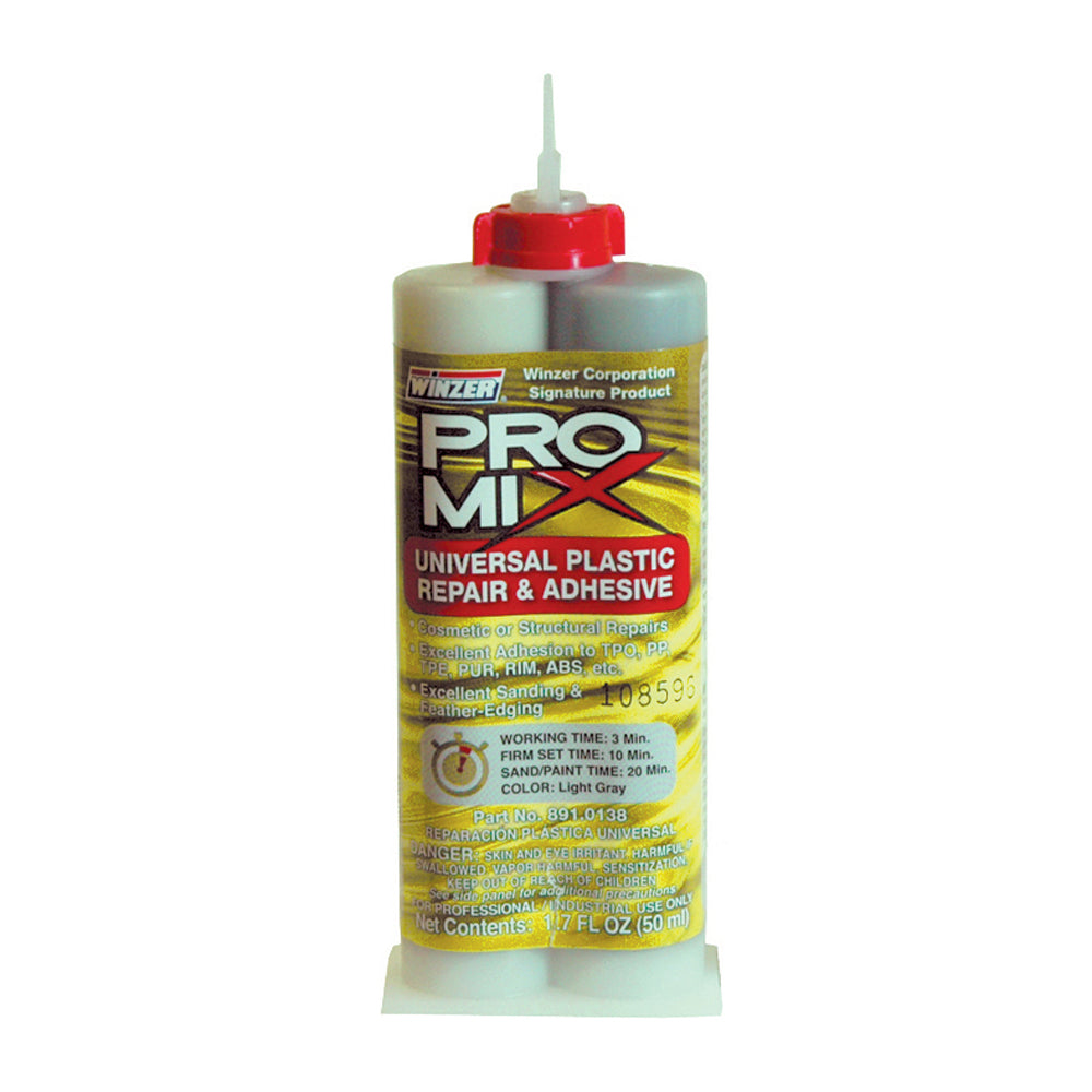 Winzer Pro-Mix Universal Plastic Repair and Adhesive Mini - 1.7  Oz Net Wt.