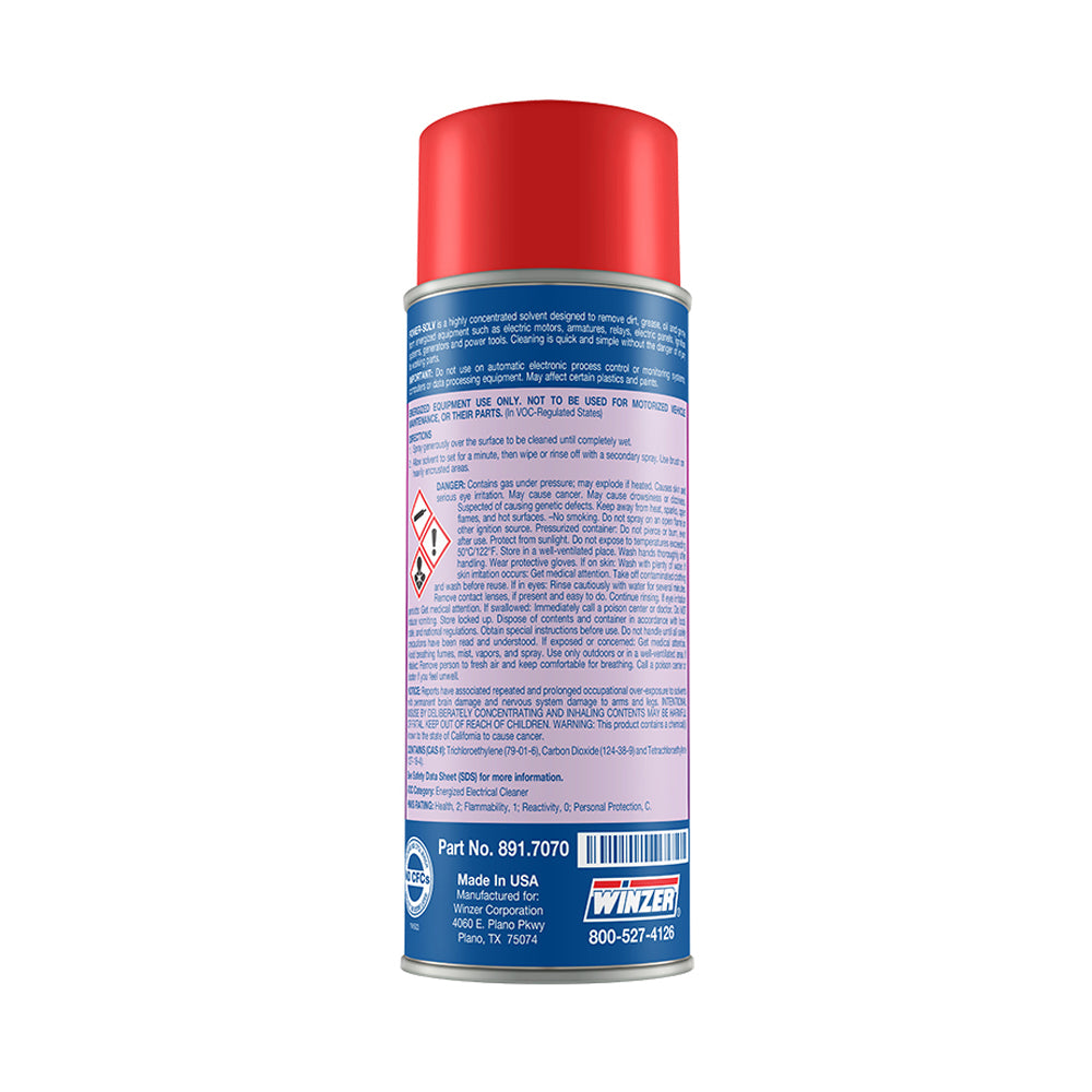 Winzer Power-Solv Energized Electrical Cleaner - 16 Oz Net Wt. - Aerosol