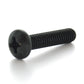 #8-32 x 3/4 Inch Coarse Black Oxide Steel #2 Phillips Drive Pan Head Machine Screw