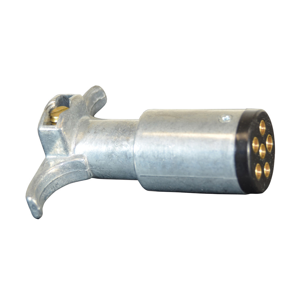 6 Pole Metal Tractor / Trailer Plug Without Spring