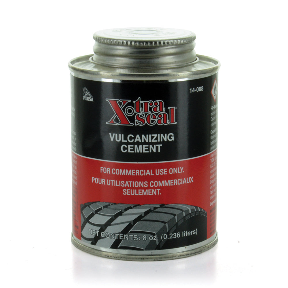 X-Tra Seal Chemical Brush Top Vulcanizing Cement - 8 Oz Net Wt. Can