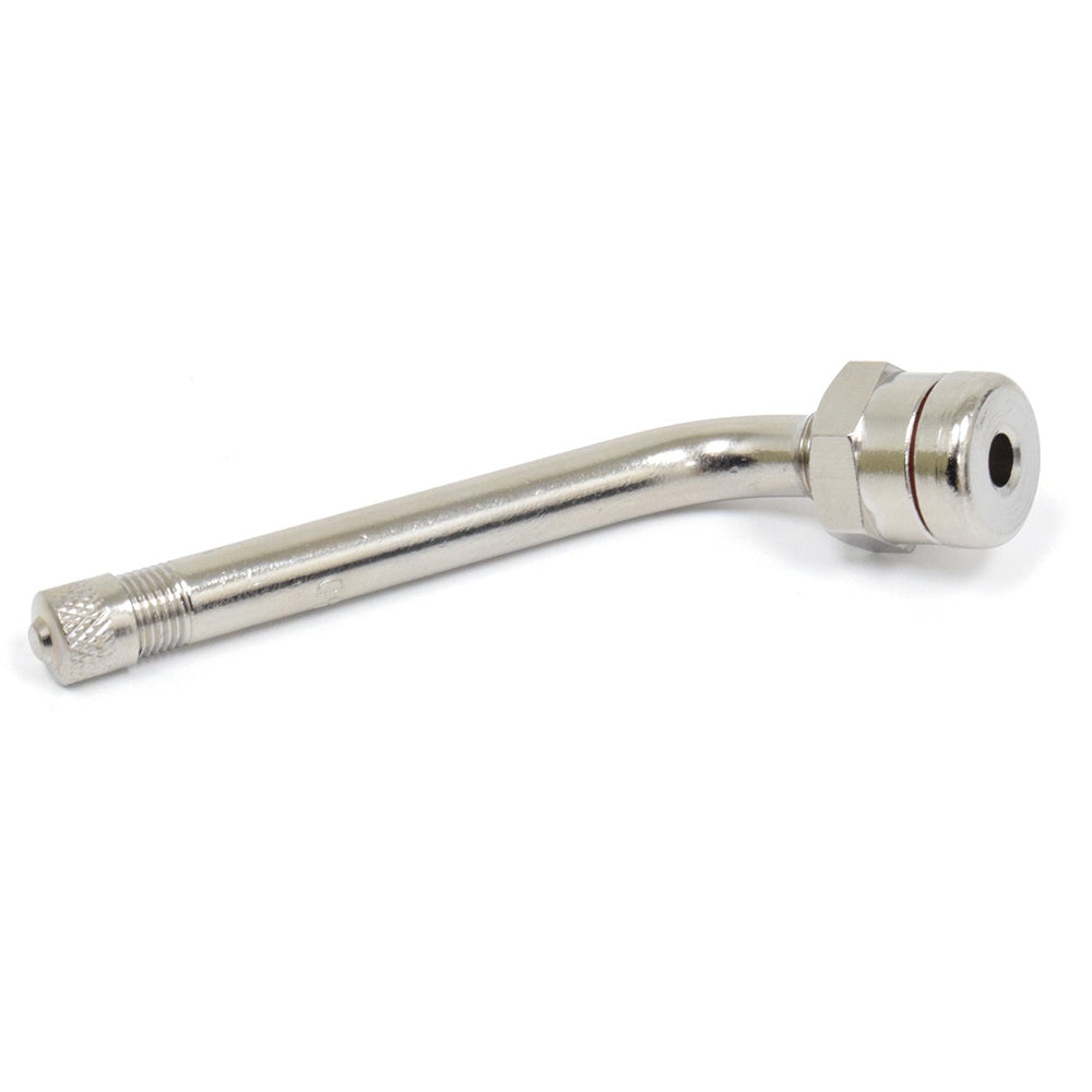 2-3/5" x M9.7 Clamp-In Truck / Bus 60 Degree Nickel Plated Tire Valve Stem