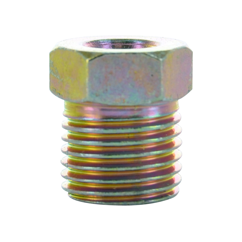 1/4 Inch x 1/2-20 Thread Inverted Flare Steel Brake Line Tube Nut