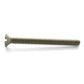 1/4-20 x 1-1/2 Inch Coarse Plain 18-8 (A2) Stainless Steel Slotted Drive Flat Countersunk Head Machine Screw