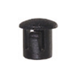 0.25 Inch x 0.312 Inch Black Heat Stabilized Nylon Flush Locking Hole Plug