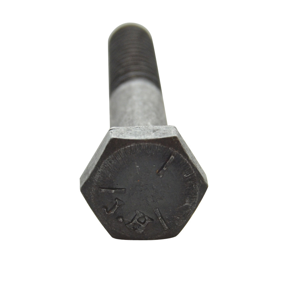 1-8 x 2 Inch Coarse Grade 5 Plain Steel Hex Head Cap Screw
