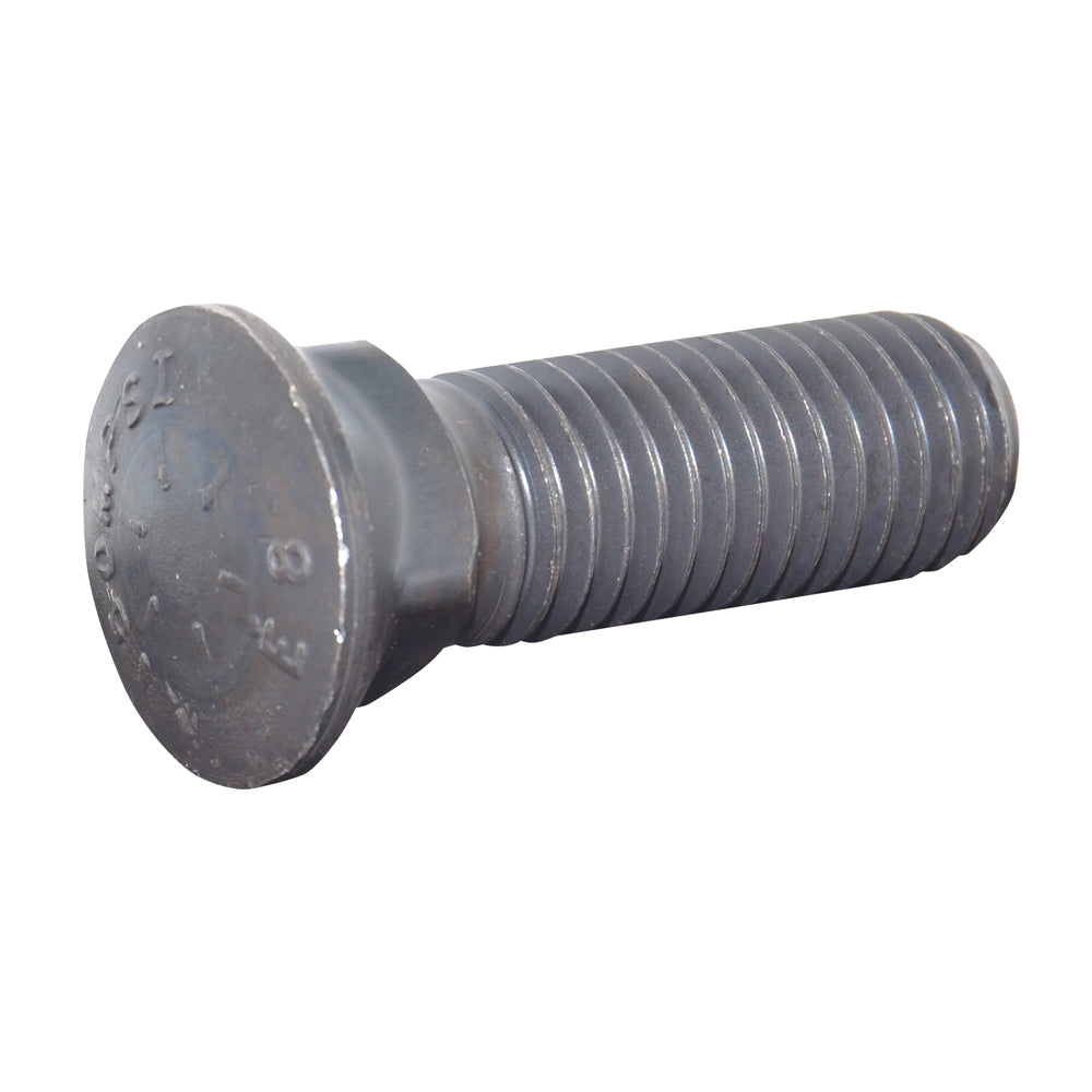 5/8-11 x 2 Inch Coarse Plain Grade 8 Dome Head Plow Bolt