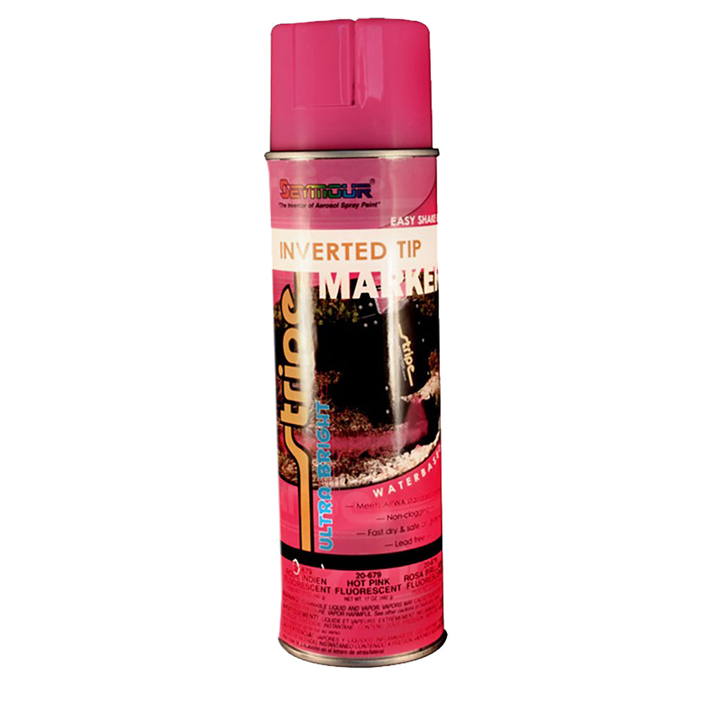 Seymour Utility Marking Paint Aerosol Fluorescent Pink - 20 oz