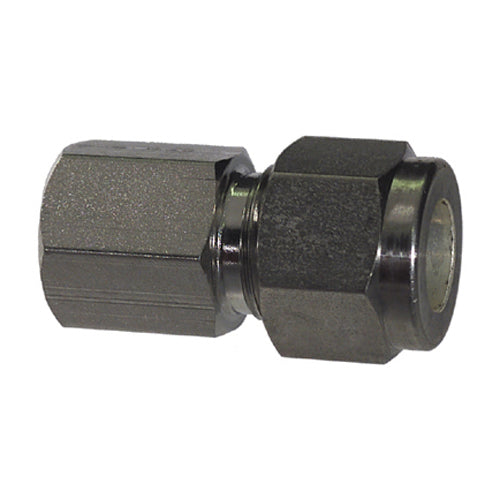 1/4 Inch x 1/2 Inch Compression Tube x Fnpt T316 Stainless Steel Straight B-Lok Connector