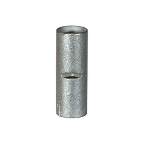 6 Awg 1/4 Inch Stud Tin Plated Copper Non-Insulated Versakrimp™ Straight Female Button Splice