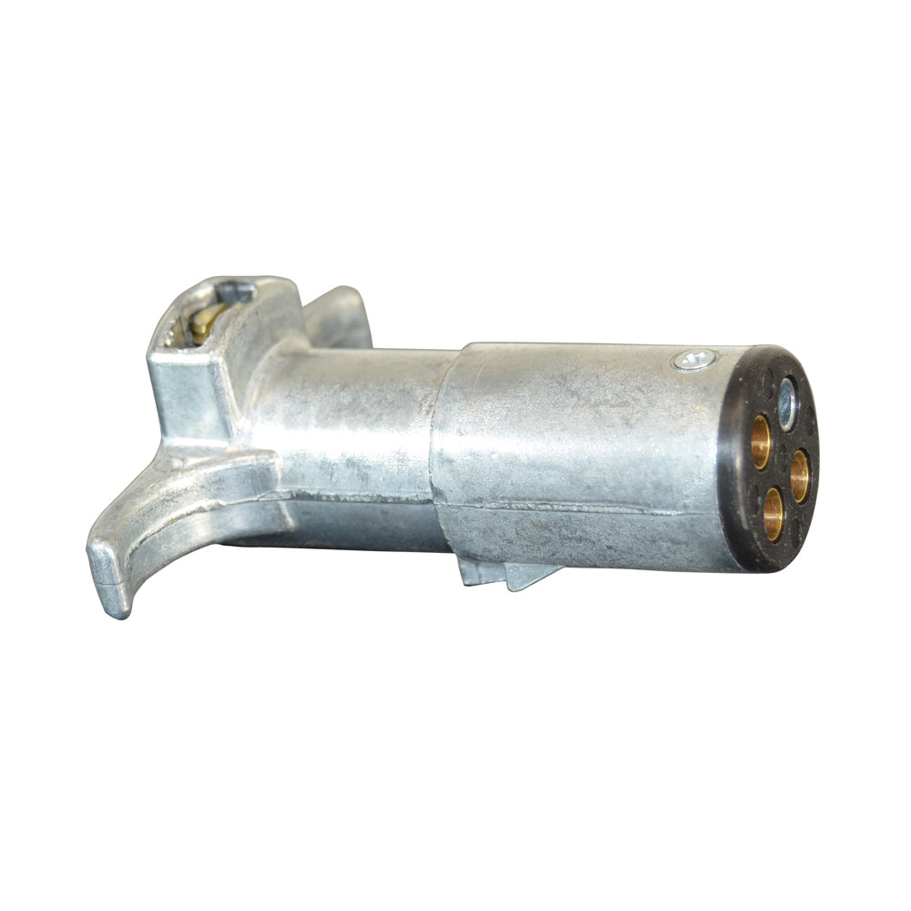4 Pole Metal Tractor / Trailer Plug Without Spring