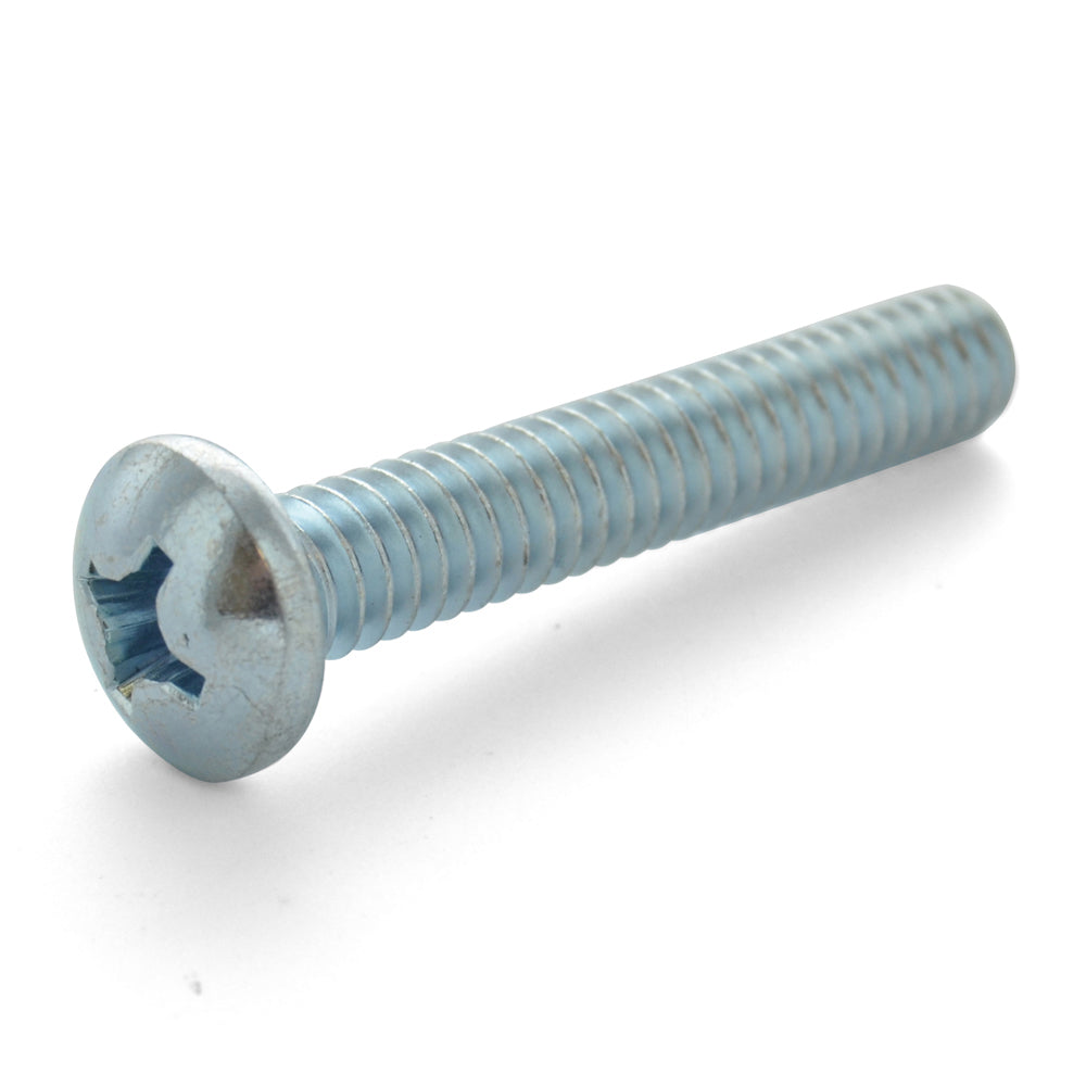 #5-40 x 3/8 Inch Coarse Zinc Plated Steel #2 Phillips Drive Pan Head Machine Screw - Clearance