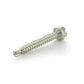1/4 x 1-1/2 Inch Slotted Hex Washer Head Drill Point Tek Crimptite Zinc - Clearance