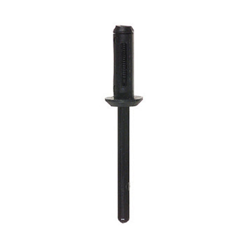 3/16 Inch 5/32 - 1/4 Inch Grip Black Nylon Blind Rivet