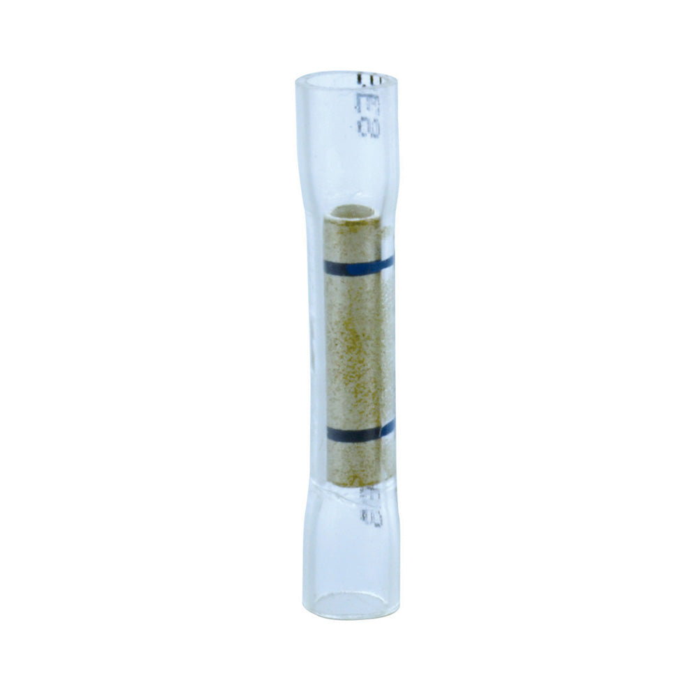 16-14 Gauge Optiseal Button Connector Crimp Heat Shrink Crystal Clear