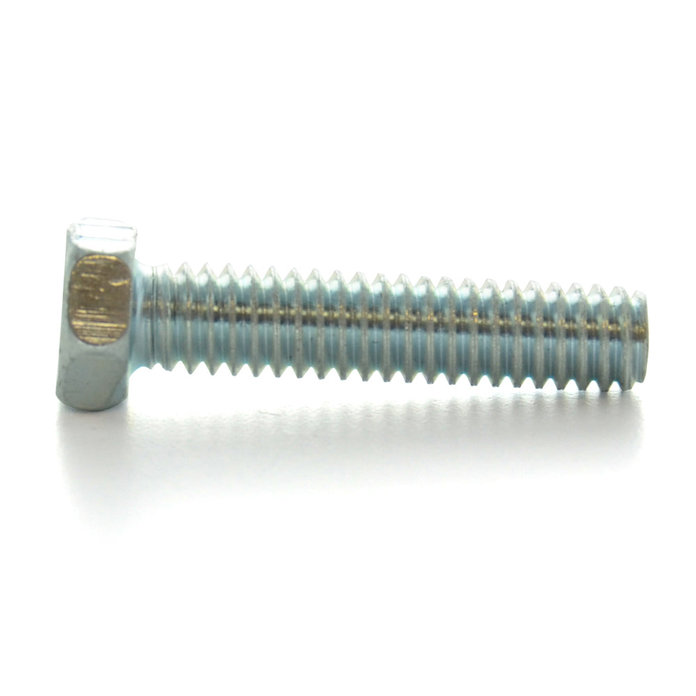 8-32X1 Unslotted Hex Head Machine Screw Zinc Plated - Clearance