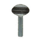 #6-32 x 1/2 Inch Coarse Zinc Plated Steel Thumb Screw