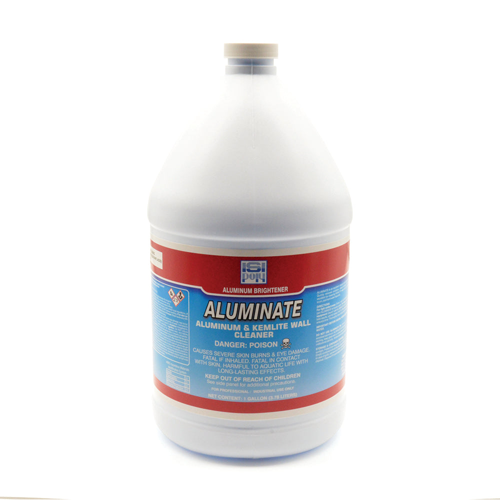 ISI Poly Aluminate Aluminum & Kemlite Wall Cleaner 1-Gallon