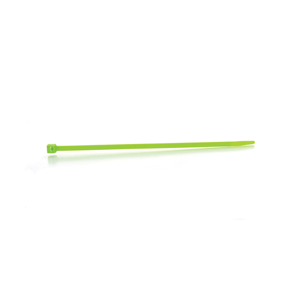 1/8 Inch x 7 Inch 50 lb Fluorescent Green Wire Tie