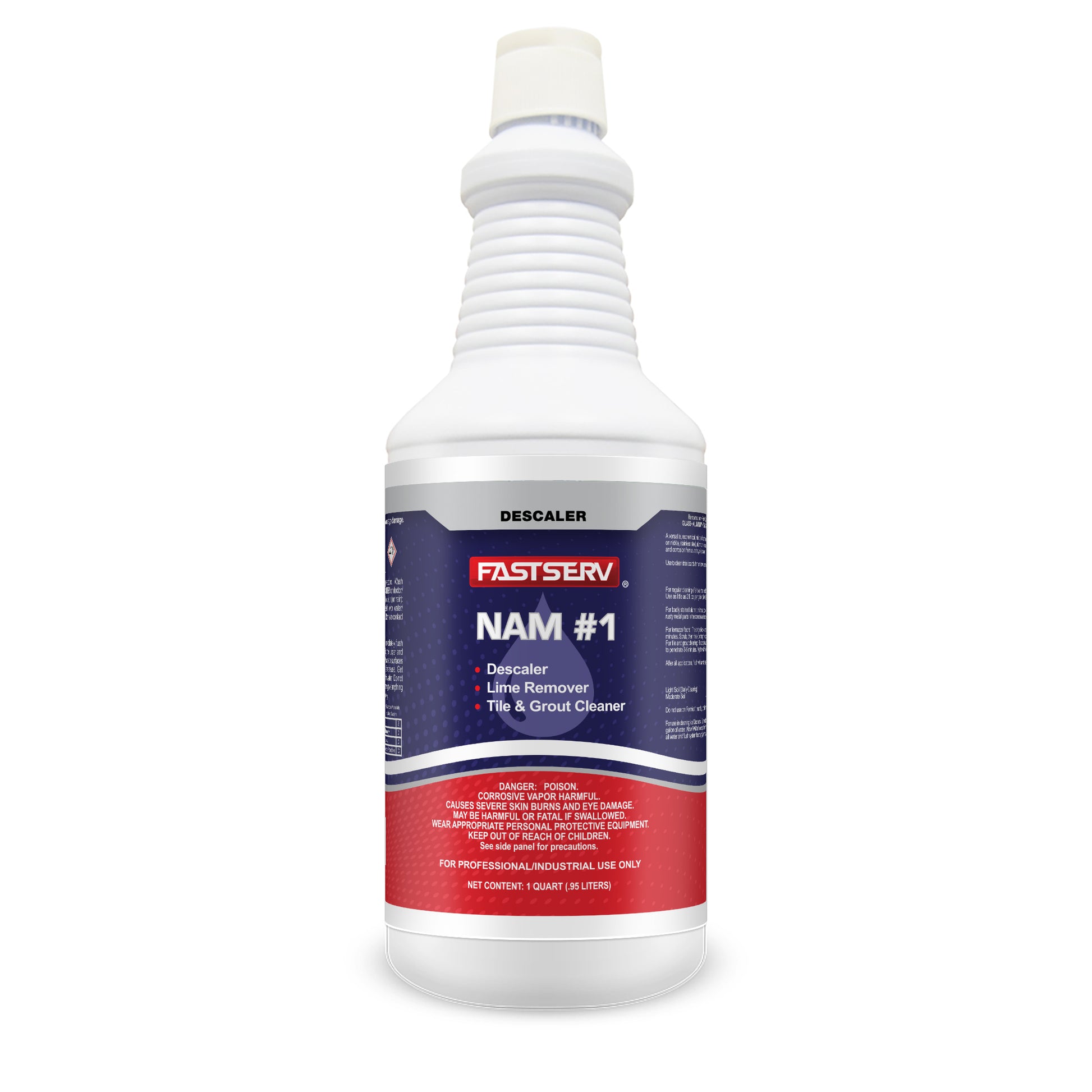 Fastserv Nam #1 Descaler Lime Remover - 1 Quart Bottle