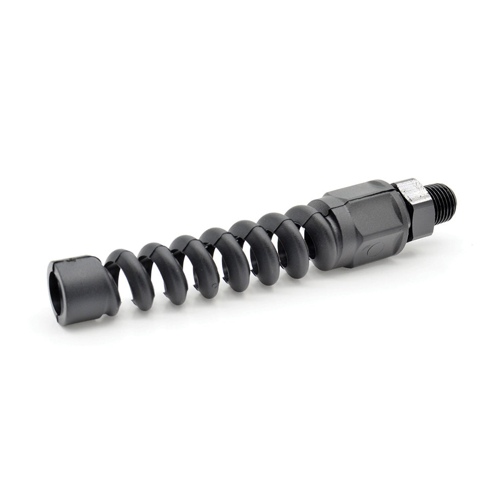 1/4" Barb, 1/4" MNPT Flexzilla® Pro Reusable Air Hose Fitting with Ball Swivel