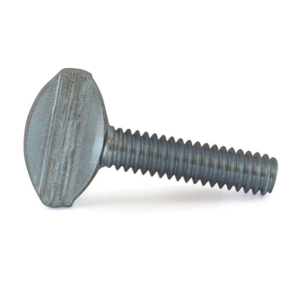 #6-32 x 3/4 Inch Coarse Zinc Plated Steel Thumb Screw - Clearance