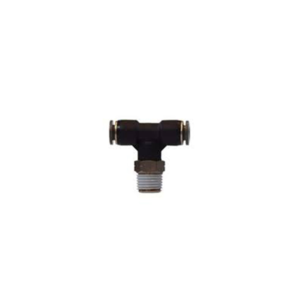 3/8 Inch x 1/2 Inch Plastic Push-To-Connect Branch Tee Male