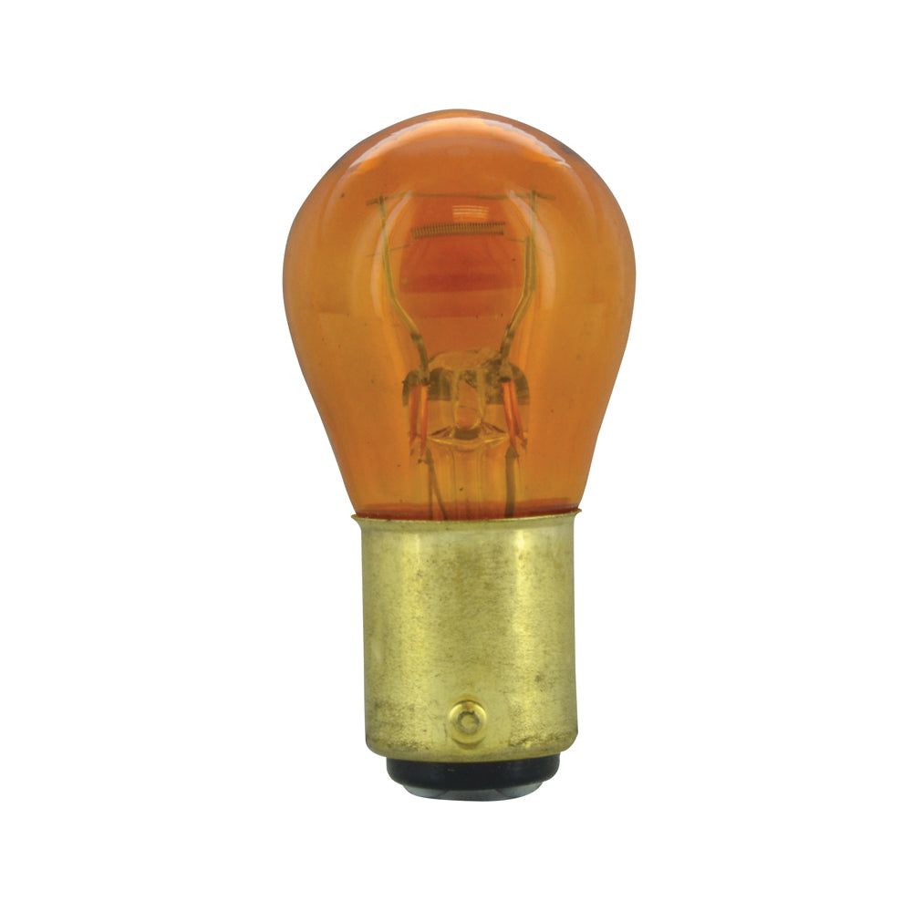 1157Na 27/8 Watt Tail / Stop Bulb Amber Import