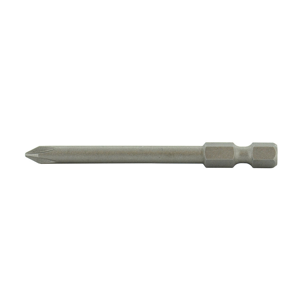 Phillips® Drive 1/4 Inch Hex Shank #1 Tip 2-3/4 Inch Length Steel Power Bit
