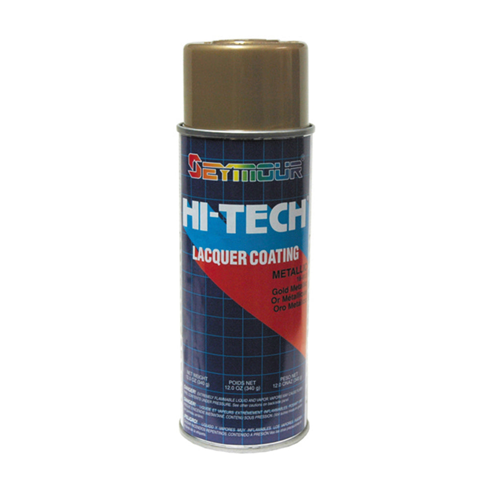Seymour Hi-Tech Gloss Paint Aerosol Gold Metal - 12 oz