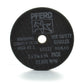3 Inch x 3/16 Inch x 3/8 Inch 36 Grit Aluminum Oxide Type 1 Snagging Wheel